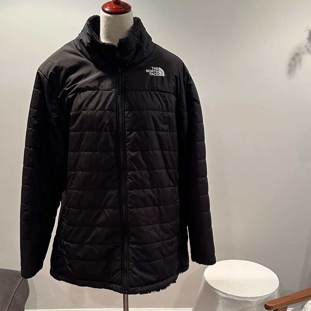 The North Face Black reversible jacket